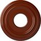 Ekena Millwork Classic Ceiling Medallion (Fits Canopies up to 7 1/4"), 12 3/8"OD x 4"ID x 1 1/8"P, Firebrick CM12CLFIF - alternate 1